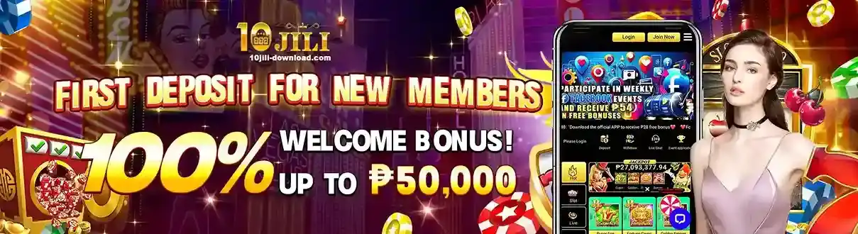 10JILI first deposit bonus promotion for new members joining the platform