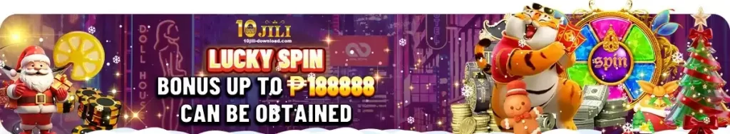 10JILI lucky spin promotion featuring bonus prizes and special rewards